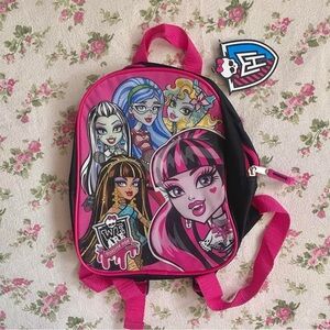 monster high draculaura mini pink backpack (2009)